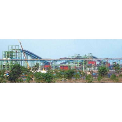 Comprehensive raw material yard project of 10mtpa steel plant for Indian JSW
