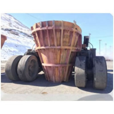Environment-friendly welding slag pot